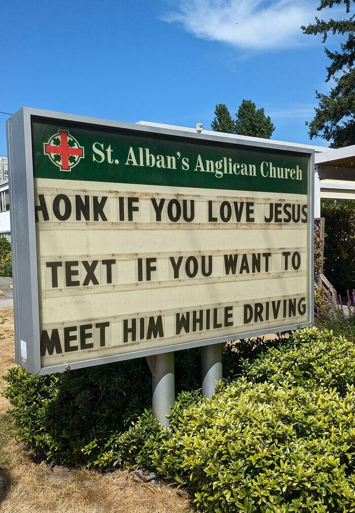 The Church Has Jokes