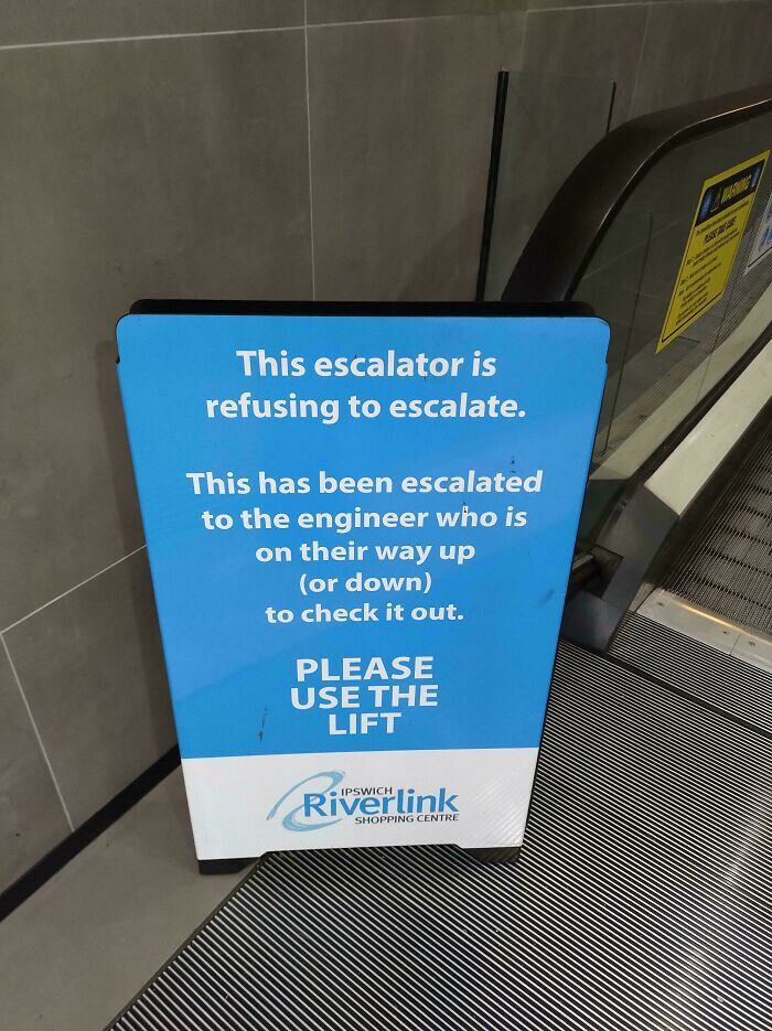 Escalator with an Attitude