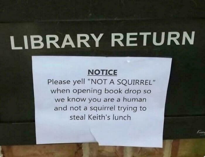 If the Squirrels Learn to Speak, Keith Better Watch Out
