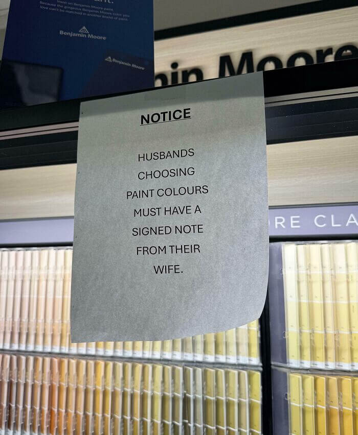 Bring a Note From Wifey