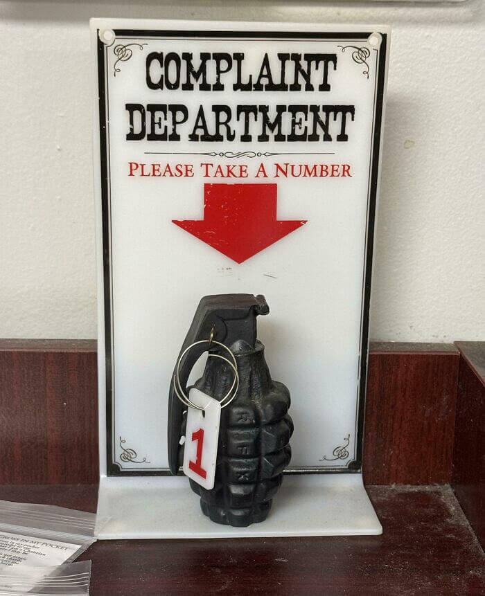 They're Dead Serious About Customer Complaints
