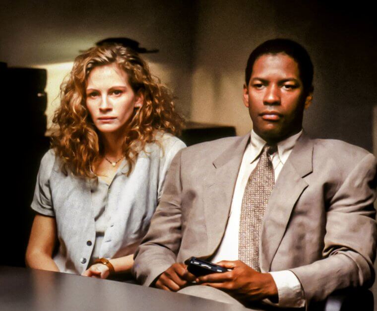Denzel Washington and Julia Roberts