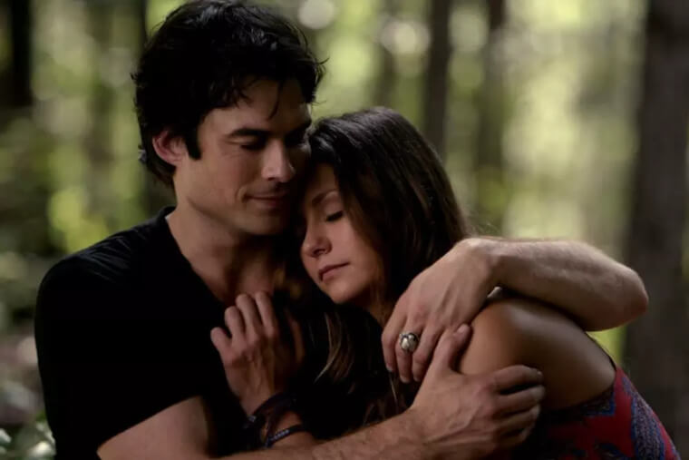 Ian Somerhalder and Nina Dobrev