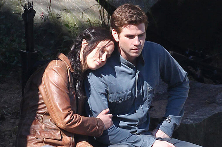 Jennifer Lawrence and Liam Hemsworth