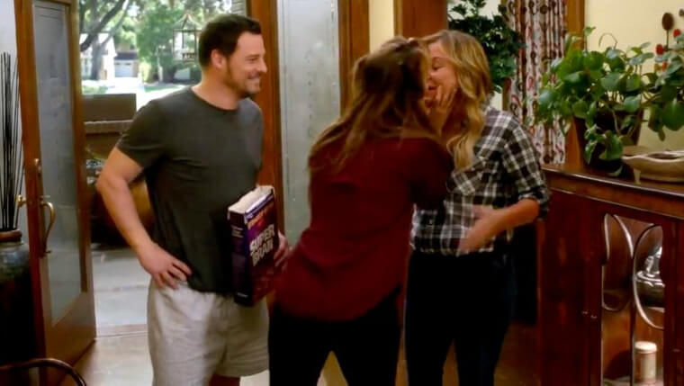 Justin Chambers, Camilla Luddington, and Jessica Capshaw