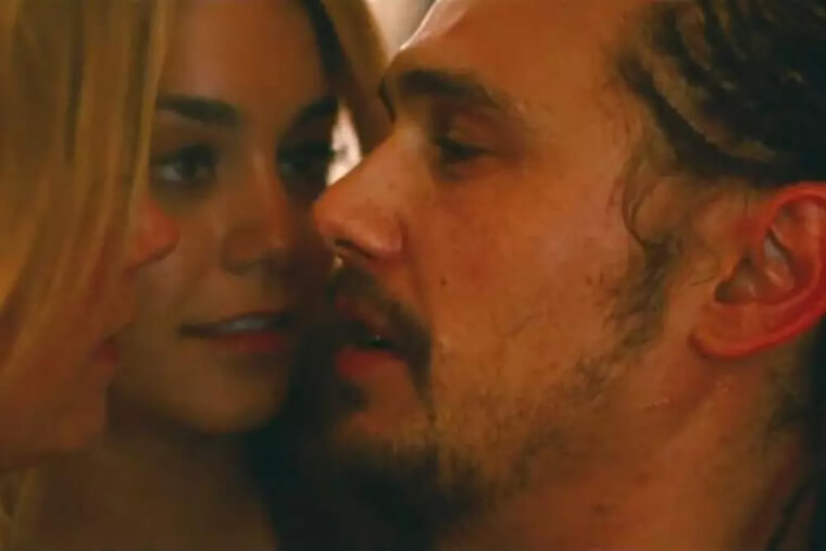 Vanessa Hudgens and James Franco