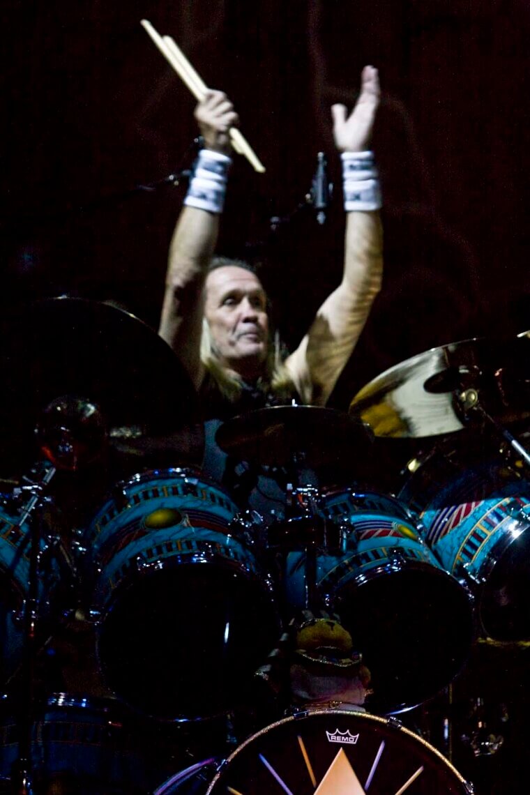 Nicko McBrain, Iron Maiden, Delivering Relentless Single Bass Pedal Gallops