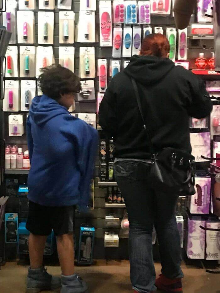Bringing Your Kid With You To A Sex Shop