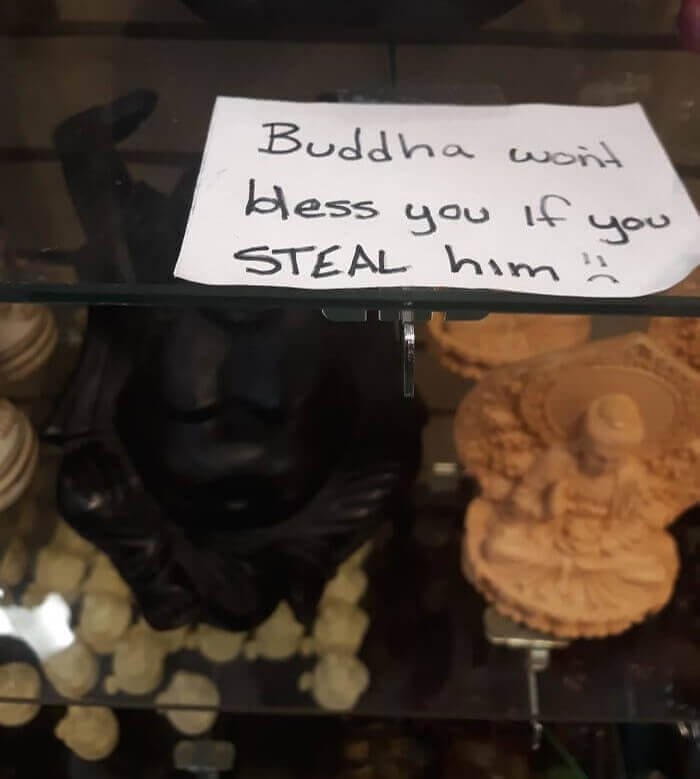 People Kept Stealing The Buddha Figures