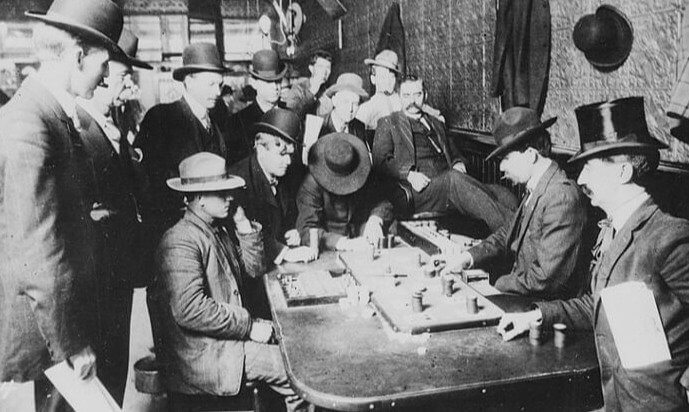 Whiskey, Glücksspiel und Bordelle waren ein gängiger Zeitvertreib