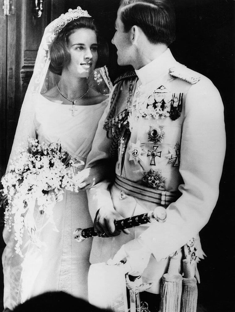 Prinzessin Anne Marie und König Konstantin II - 1964
