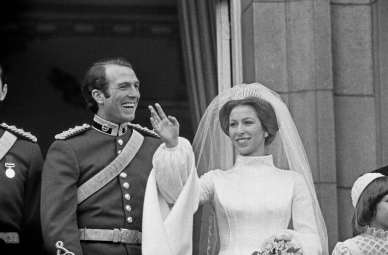 Принцесса Анна и Марк Филипс - 1973