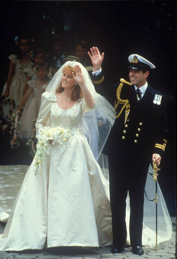 Герцогиня Йоркская Сара Фергюсон и принц Эндрю - 1986