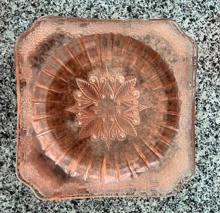 The Rare Adam Pattern in Pink Glass