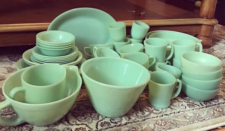 Anchor Hocking Fire-King Jade-ite Mugs