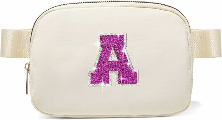 Girls Initial Fanny Pack - Perfect Gift for Trendy Teens