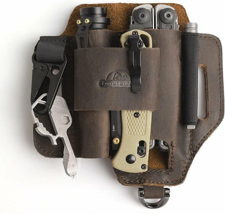 Keep Your Gear Handy With Topstache Leather Sheath for Everyday Carry