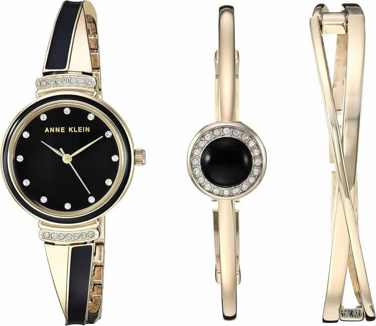 Anne Klein Crystal Watch Set - Elegant Style for Every Occasion - Now 11% Off!