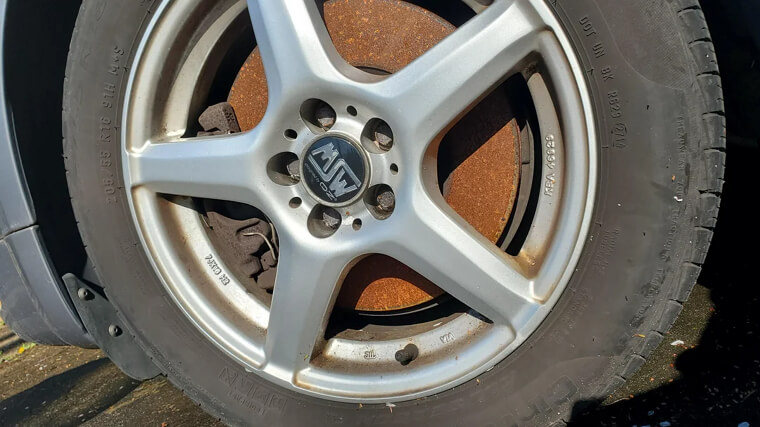 Rusty Brake Rotors