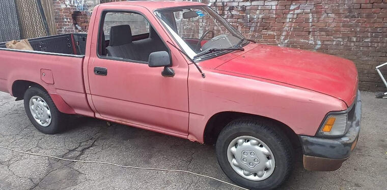 A Faded and Grimy Exterior