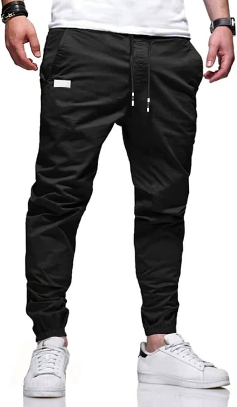 Men's Slim Cargo Joggers - Perfect for Outdoor Activities - Now 15% Off!