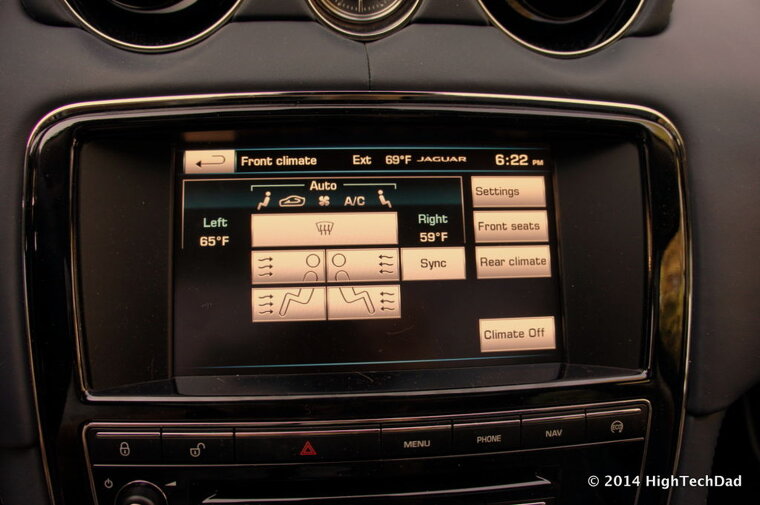 Touchscreen Climate Controls