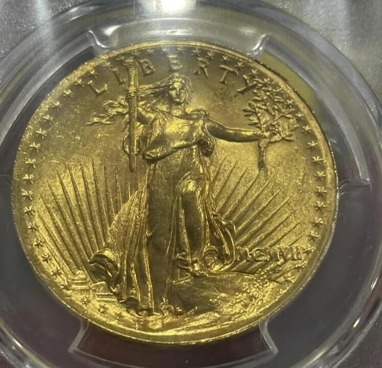 “Golden Eagle Wire Edge” de 1907 - 2.8 millones de dólares