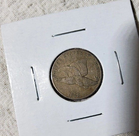 El centavo “U.S. Flying Eagle” de 1858 - 11.083 dólares (sin circulación)