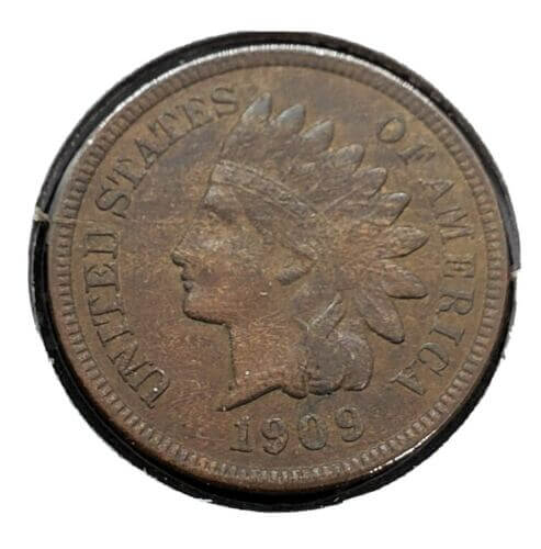 El centavo "indian head" de 1909 - 1318 dólares (sin circulación)
