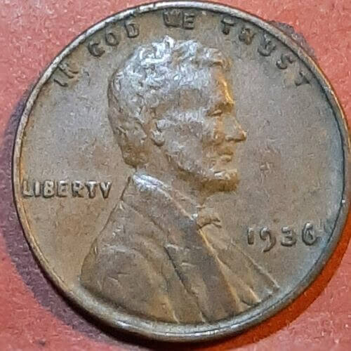 El centavo de Lincoln de 1936 - 2524 dólares (sin circulación)