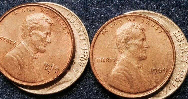 El centavo de Lincoln de 1969 - 126.500 dólares