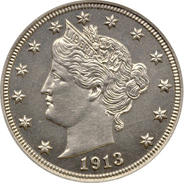 “Liberty Head Nickel” de 1913 - 4.5 millones de dólares