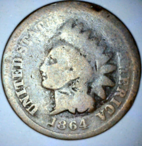 El centavo “indian head” de 1864 ('L' en la banda) - 161.000 dólares