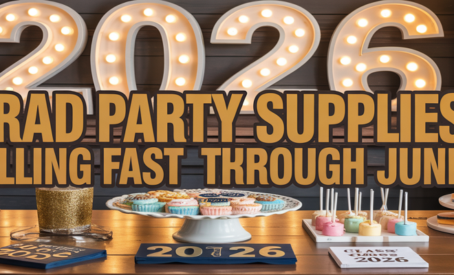 Grad Party Supplies Selling Fast Through June
