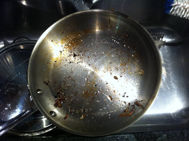 Clean Greasy Pans
