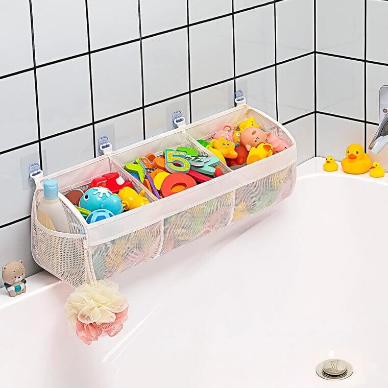 Bath Toy Organizer - Easy Access & Sorting for Fun Bath Time - Now 17% Off!