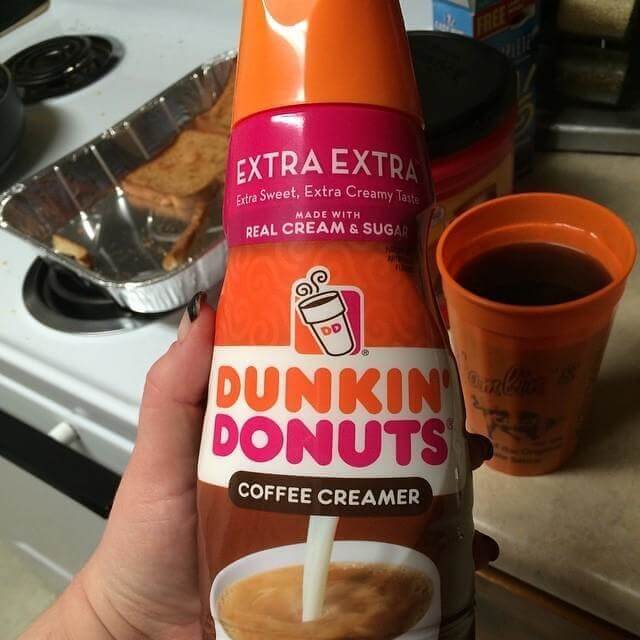 Using Coffee Creamer