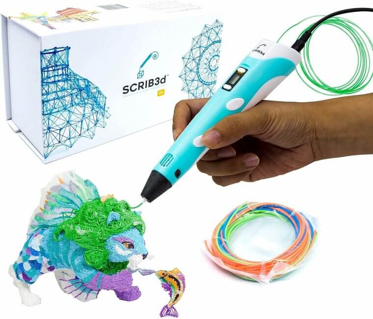 SCRIB3D P1 3D Pen - Ignite Your Creativity with Endless 3D Possibilities! - Now 13% Off!