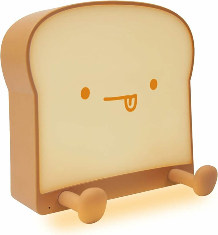 Toast Bread Night Light - Cute & Portable Illumination 