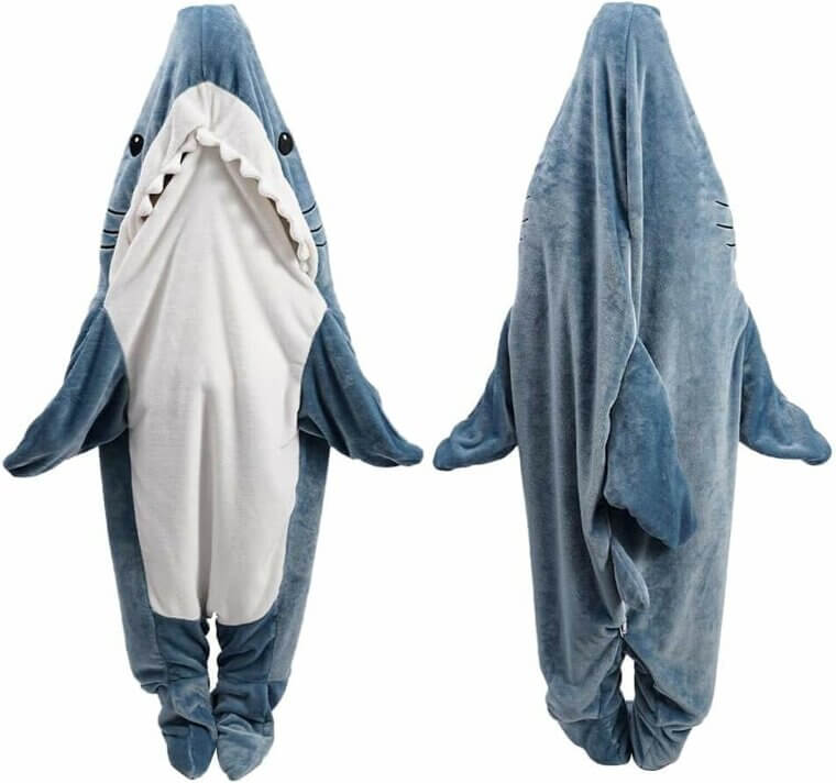 Shark Blanket Onesie - Cozy Fun for All Ages - Now 33% Off!