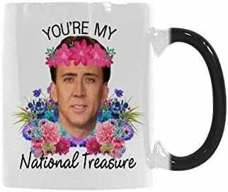 National Treasure Mug - Heat Reveal Magic for Coffee Lovers 