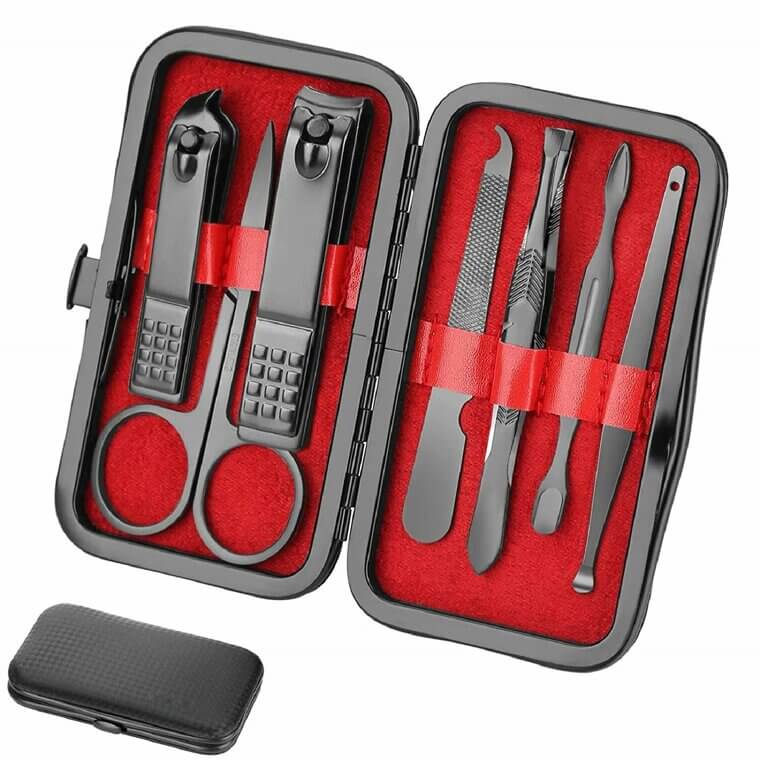 Manicure Set - Perfect Grooming Kit for Men and More