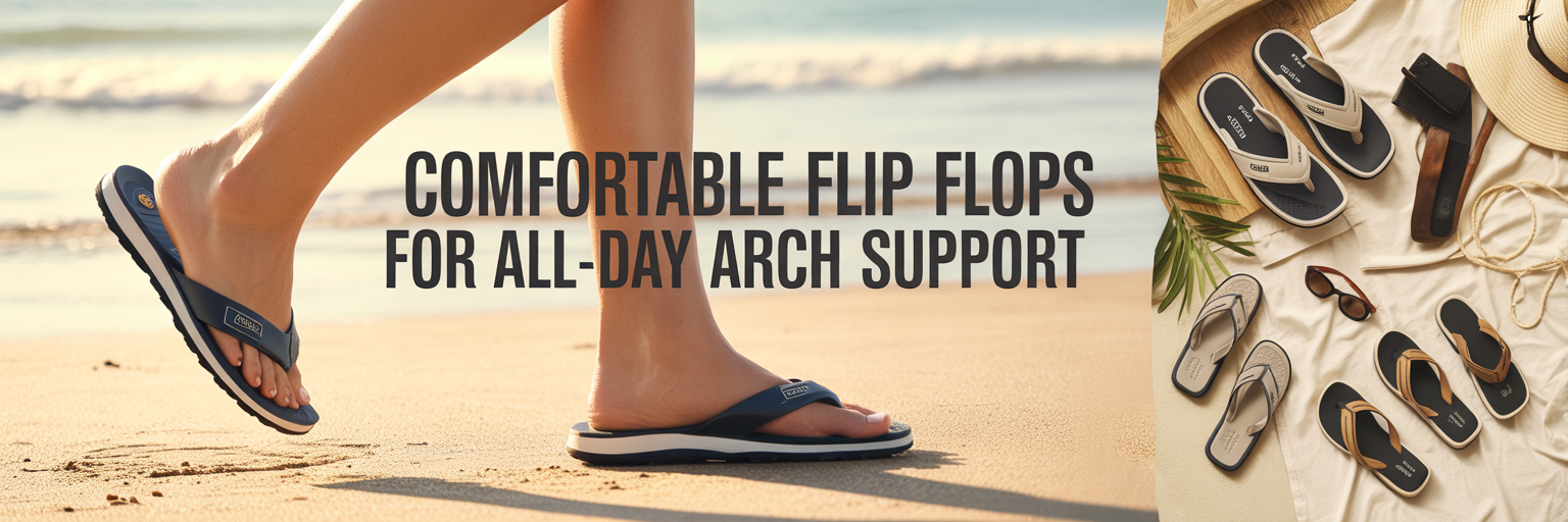 Comfortable Flip Flops for All-Day Arch Support