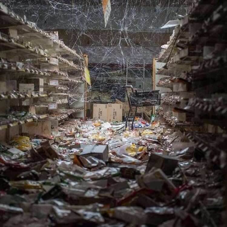 A Store In Fukushima Abandoned For Years