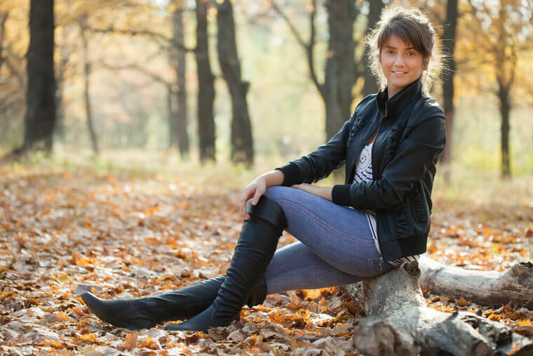Knee-High Leather Boots