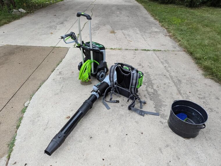 Power Wash Exterior Surfaces