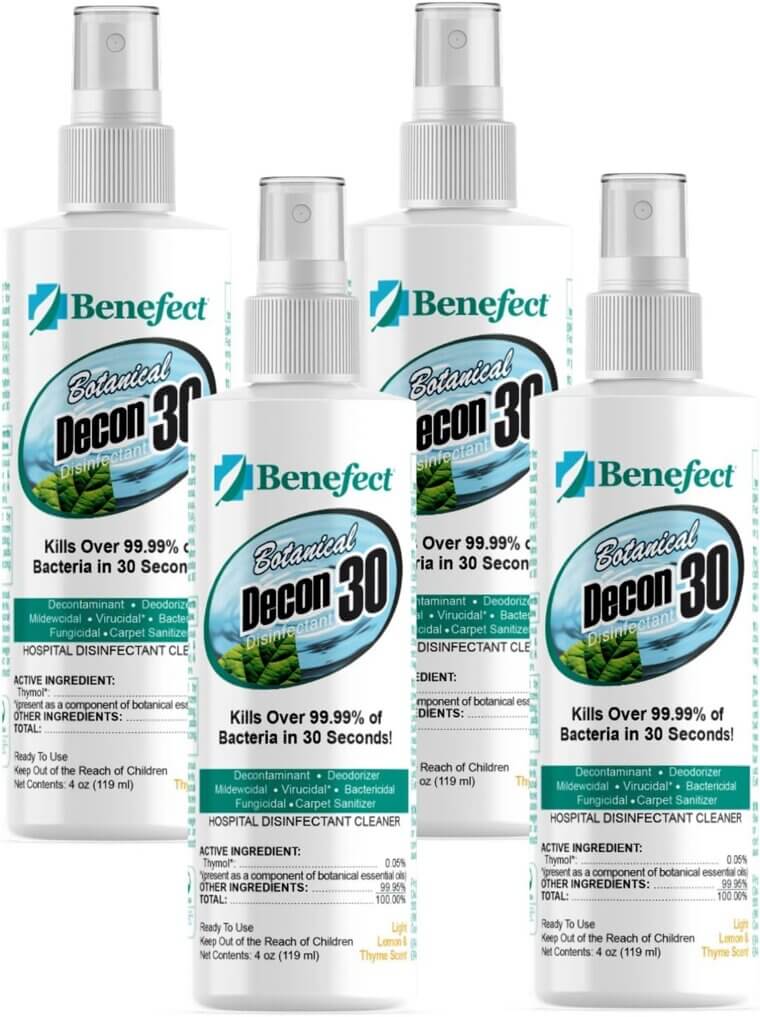 Benefect Decon 30 Spray - Hospital Grade Clean, Food-Safe Freshness