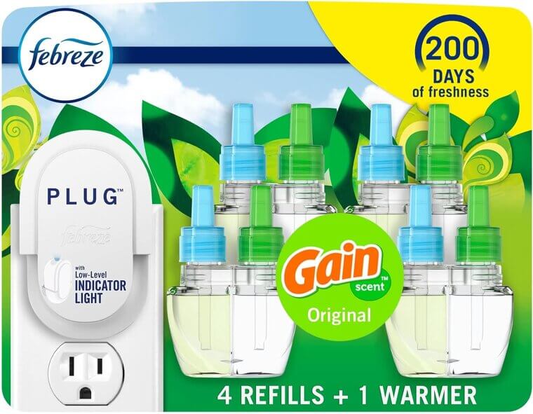 Febreze Plug In Freshener - Long-Lasting Odor Fighter