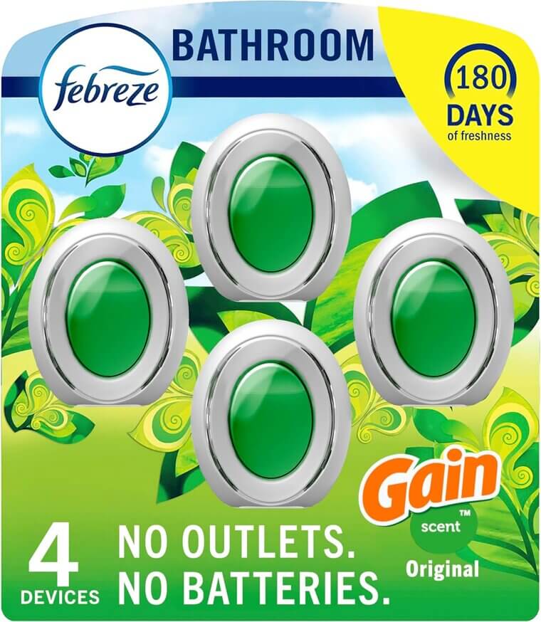 Febreze Bathroom Freshener - Long-Lasting Odor Fighter - Don’t Miss the 15% Discount!
