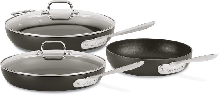 All-Clad HA1 Fry Pan Set - Versatile Nonstick Cookware - Now 20% Off!